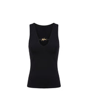 Malelions Women V-Neck Tank Top | Black