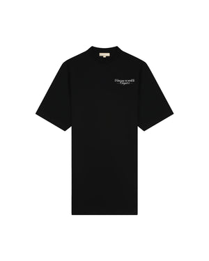 Malelions Women Golden Coast T-Shirt Dress | Black/White