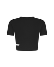 Malelions Women Members Society Crop Top | Black