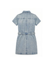 Malelions Women Denim Dress | Light Blue