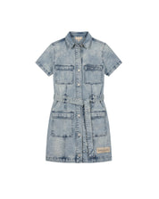 Malelions Women Denim Dress | Light Blue