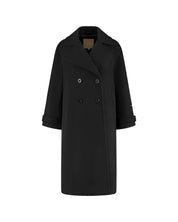 Malelions Women Oversized Studio Coat | Black
