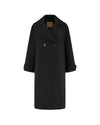  Malelions Women Oversized Studio Coat | Black