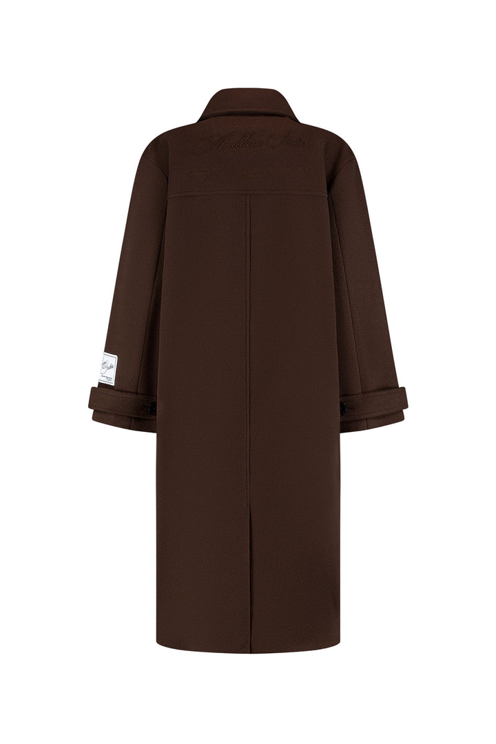 MWA50026001_50012_Malelions_Women_Oversized_Studio_Coat_Dark_Brown_Back.jpg