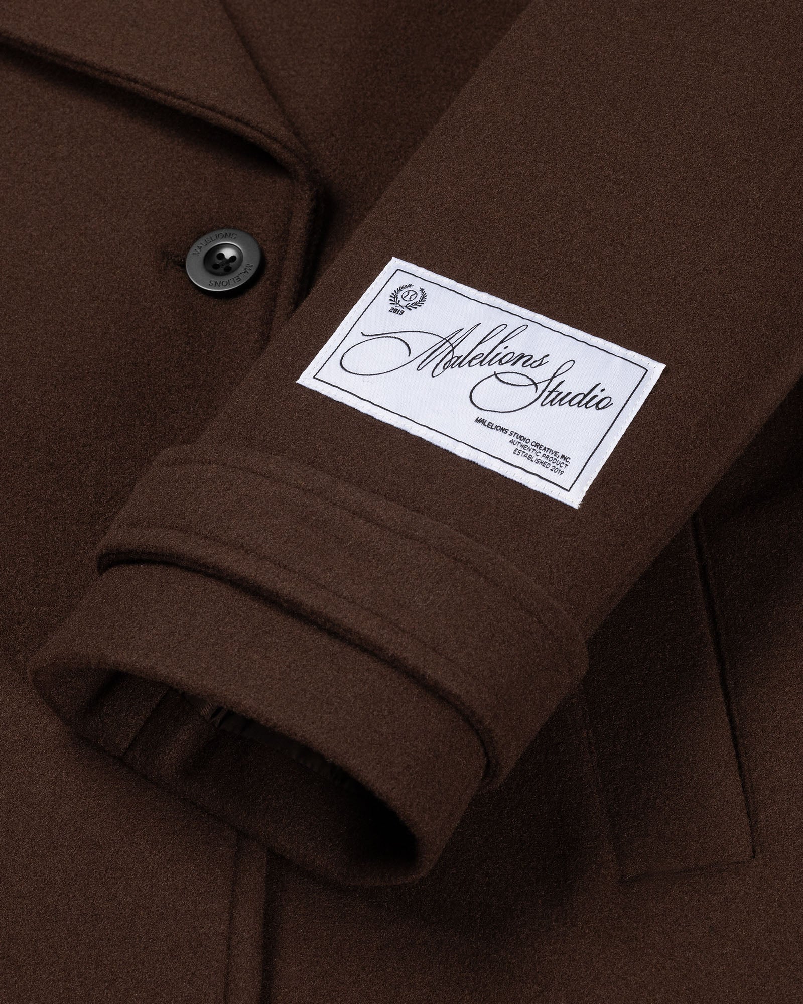 Malelions Women Oversized Studio Coat | Dark Brown