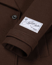 Malelions Women Oversized Studio Coat | Dark Brown