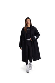 Malelions Women Oversized Studio Coat | Black