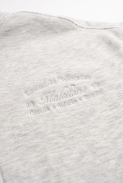 Malelions Women Contrast Zip Hoodie | Grey Melange