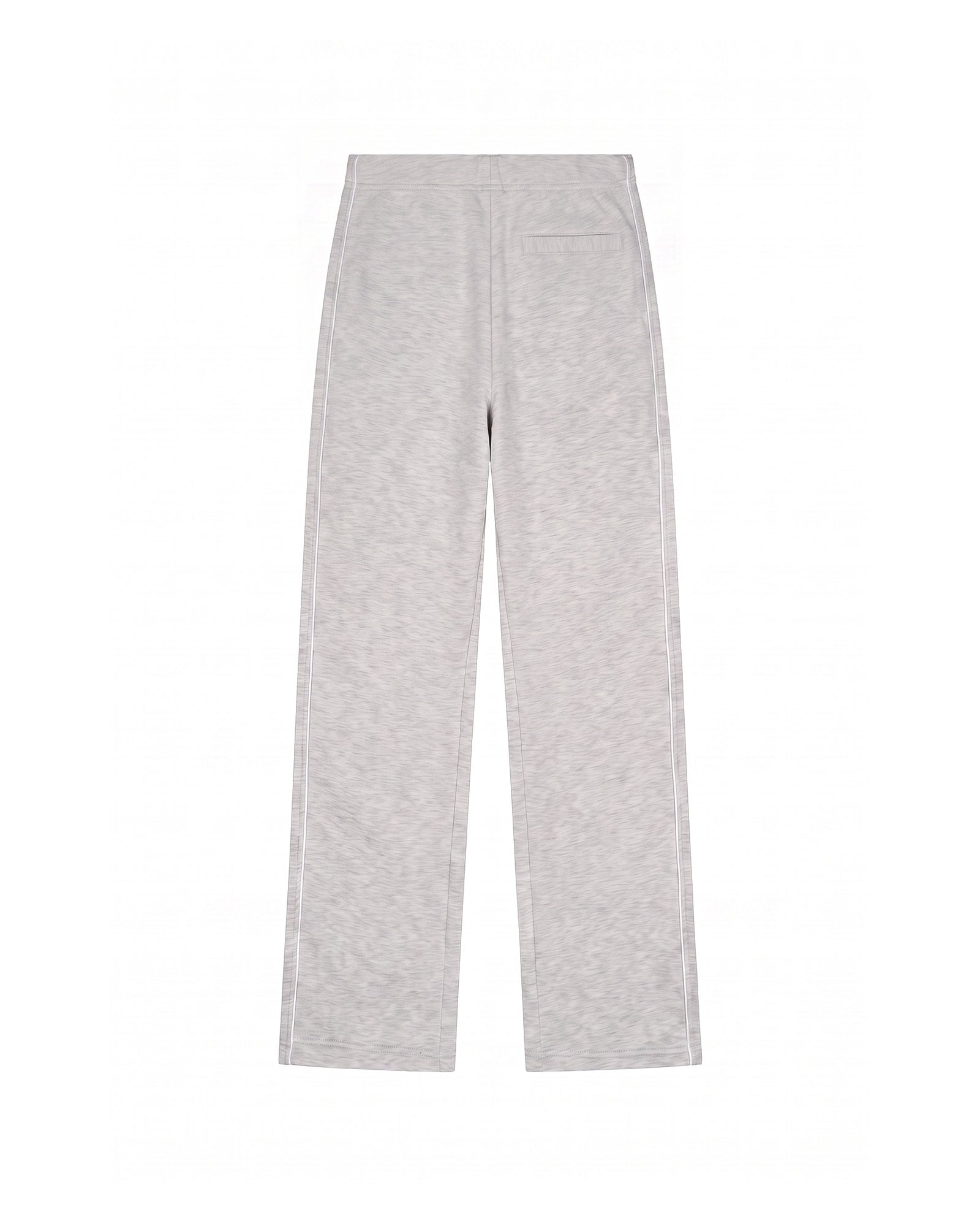 Malelions Women Contrast Straight Leg Sweatpants | Grey Melange