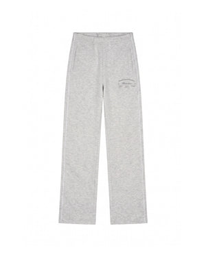 Malelions Women Contrast Straight Leg Sweatpants | Grey Melange