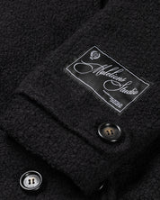 Malelions Women Cropped Studio Bouclé Jacket | Black