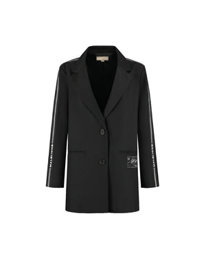 Malelions Women Oversized District Blazer | Black