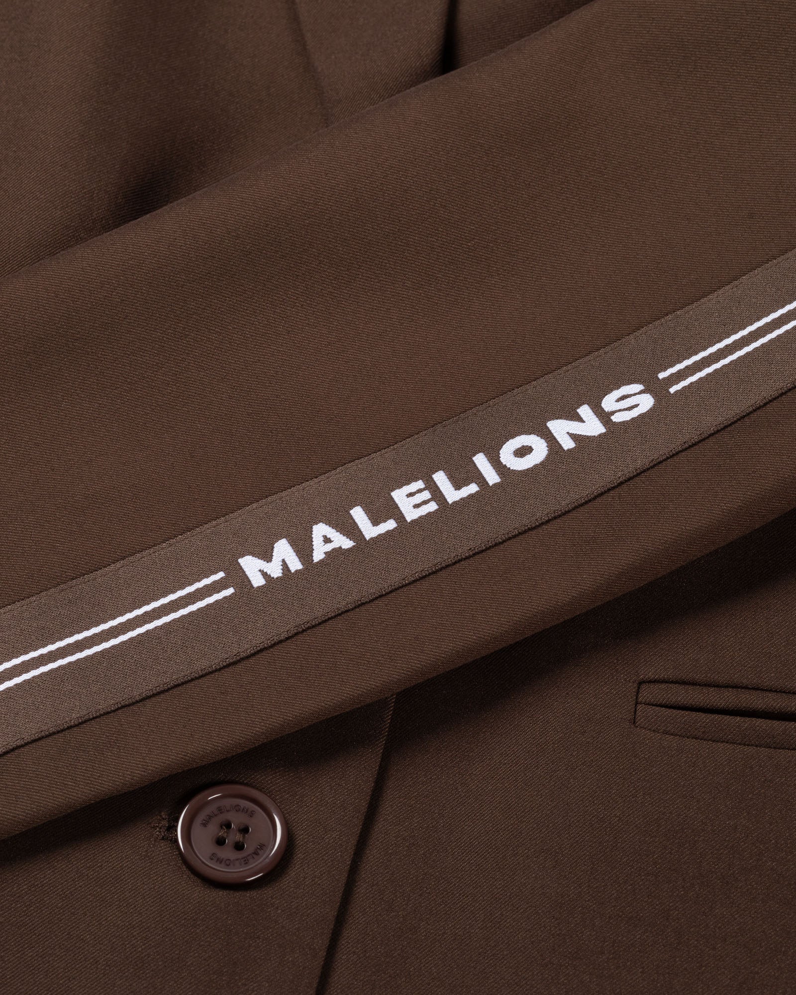 Malelions Women Oversized District Blazer | Dark Brown