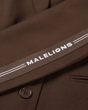 Malelions Women Oversized District Blazer | Dark Brown