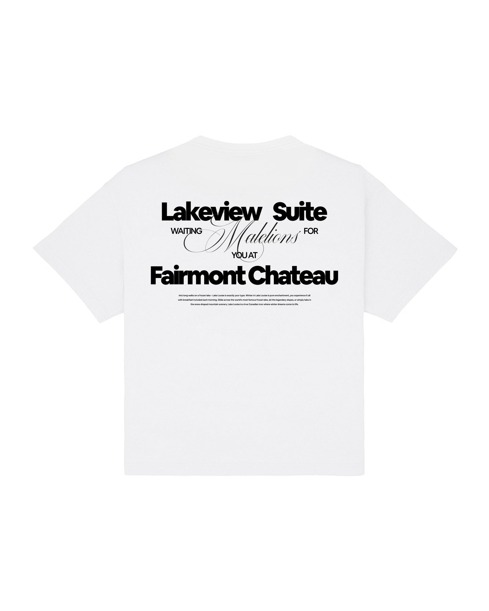 Malelions Women Lakeview Suite Oversized T-Shirt | White