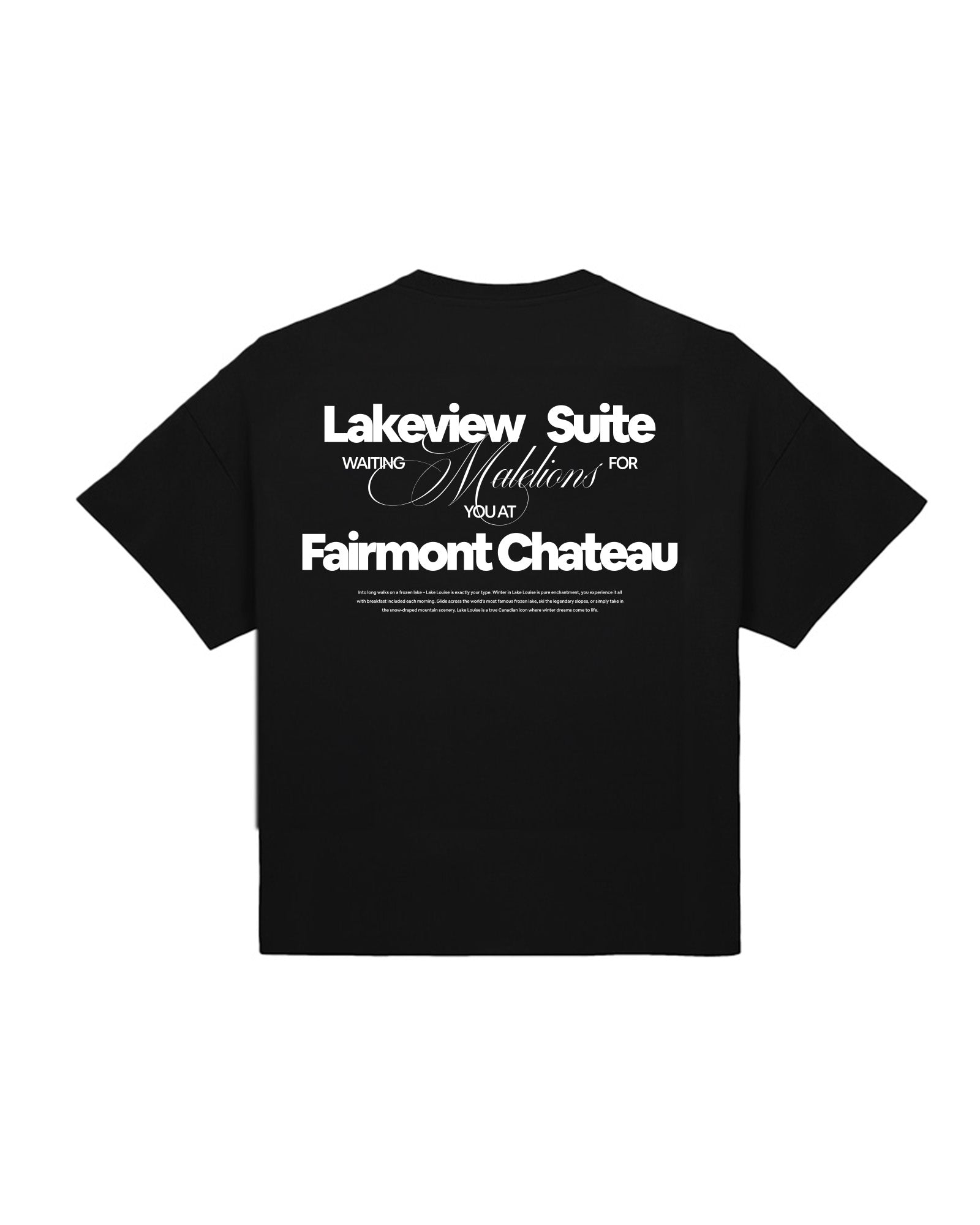Malelions Women Lakeview Suite Oversized T-Shirt | Black