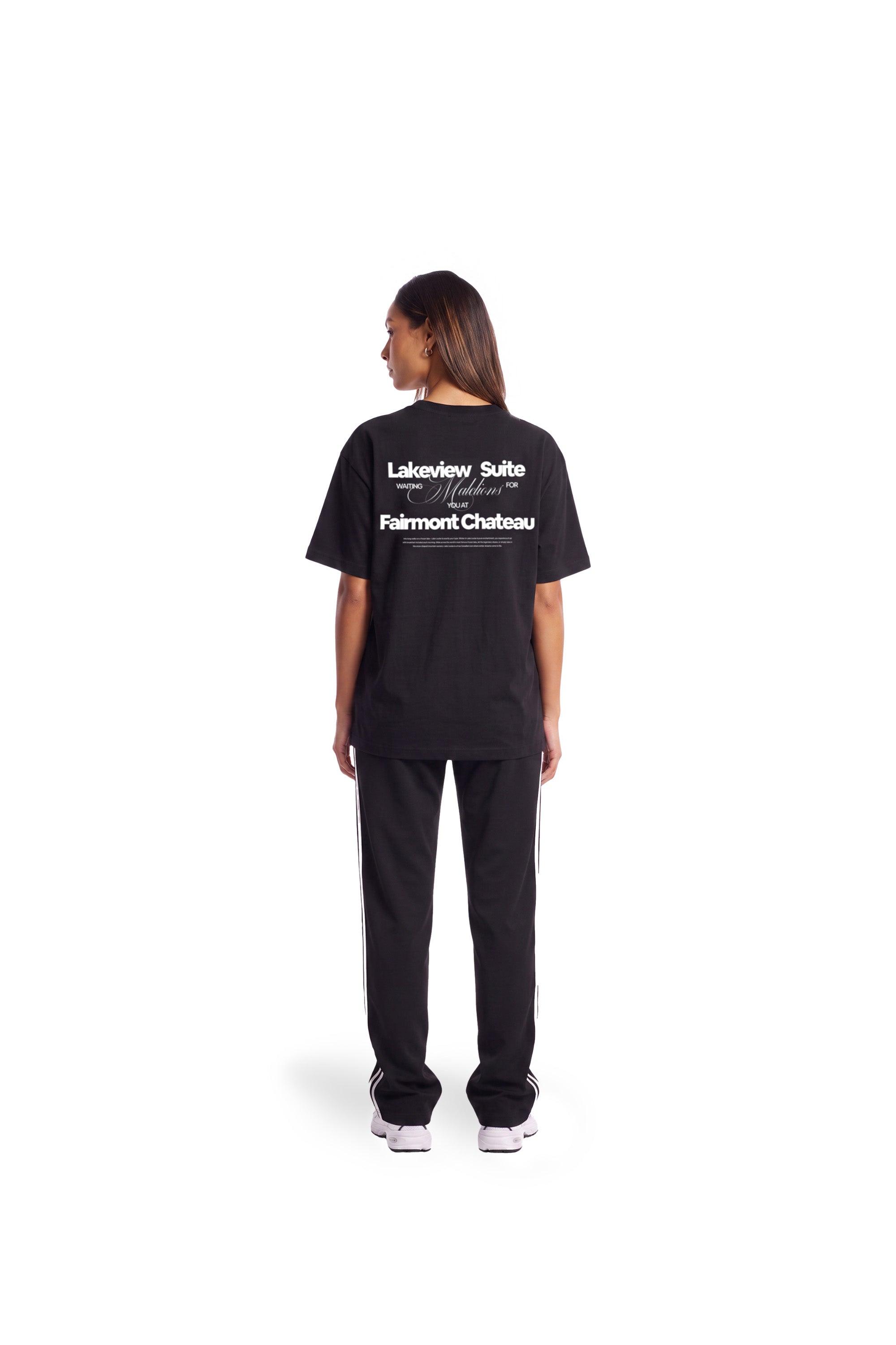 Malelions Women Lakeview Suite Oversized T-Shirt | Black