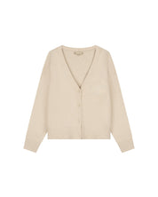 Malelions Women Oversized Knitted Cardigan | Beige