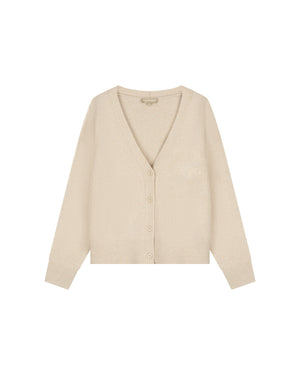 Malelions Women Oversized Knitted Cardigan | Beige