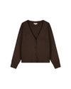  Malelions Women Oversized Knitted Cardigan | Dark Brown