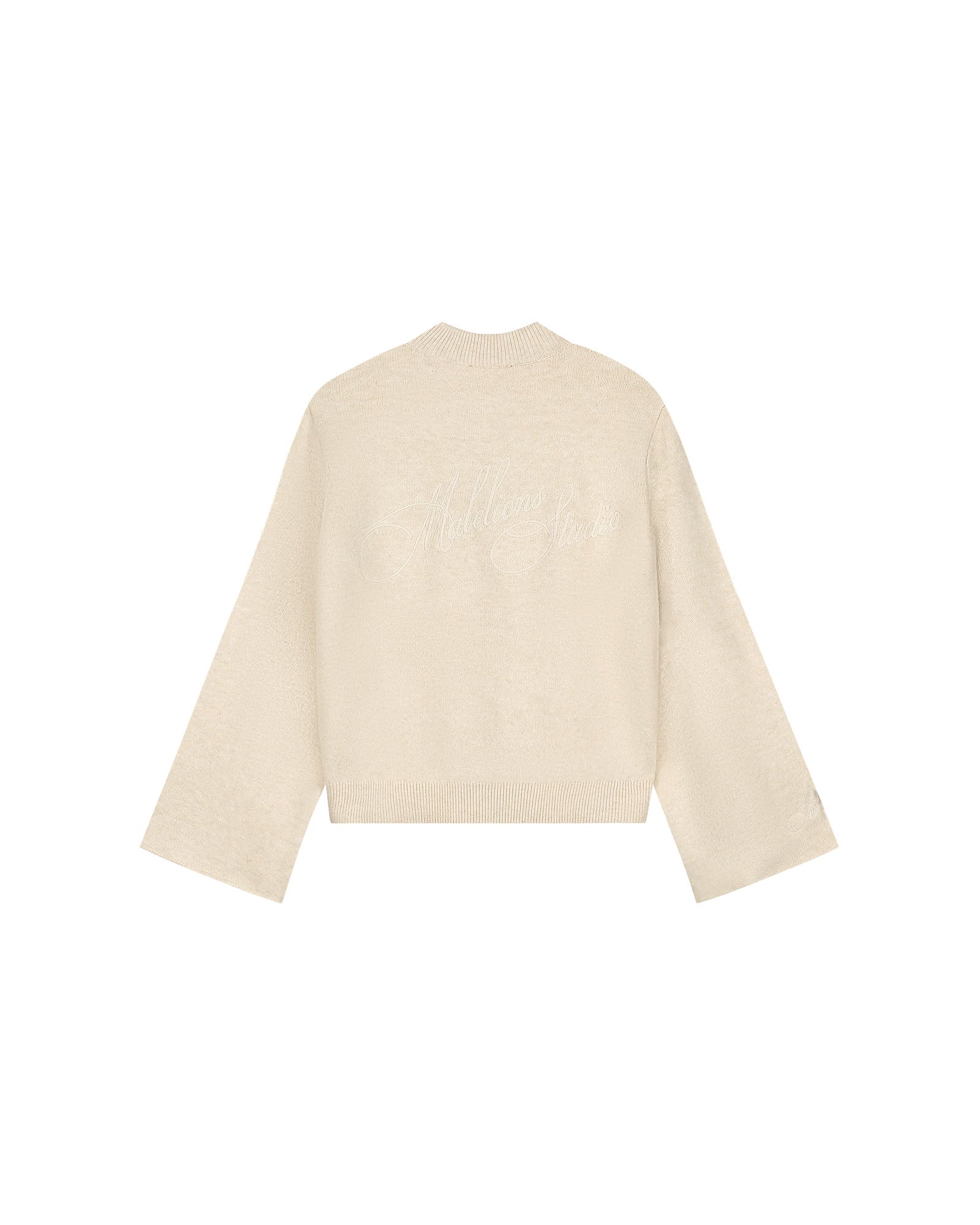 Malelions Women Oversized Knitted Sweater | Beige
