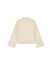 Malelions Women Oversized Knitted Sweater | Beige