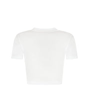 Malelions Women Cropped Studio Top | White