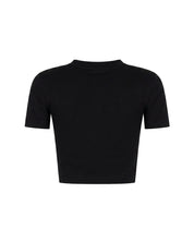 Malelions Women Cropped Studio Top | Black