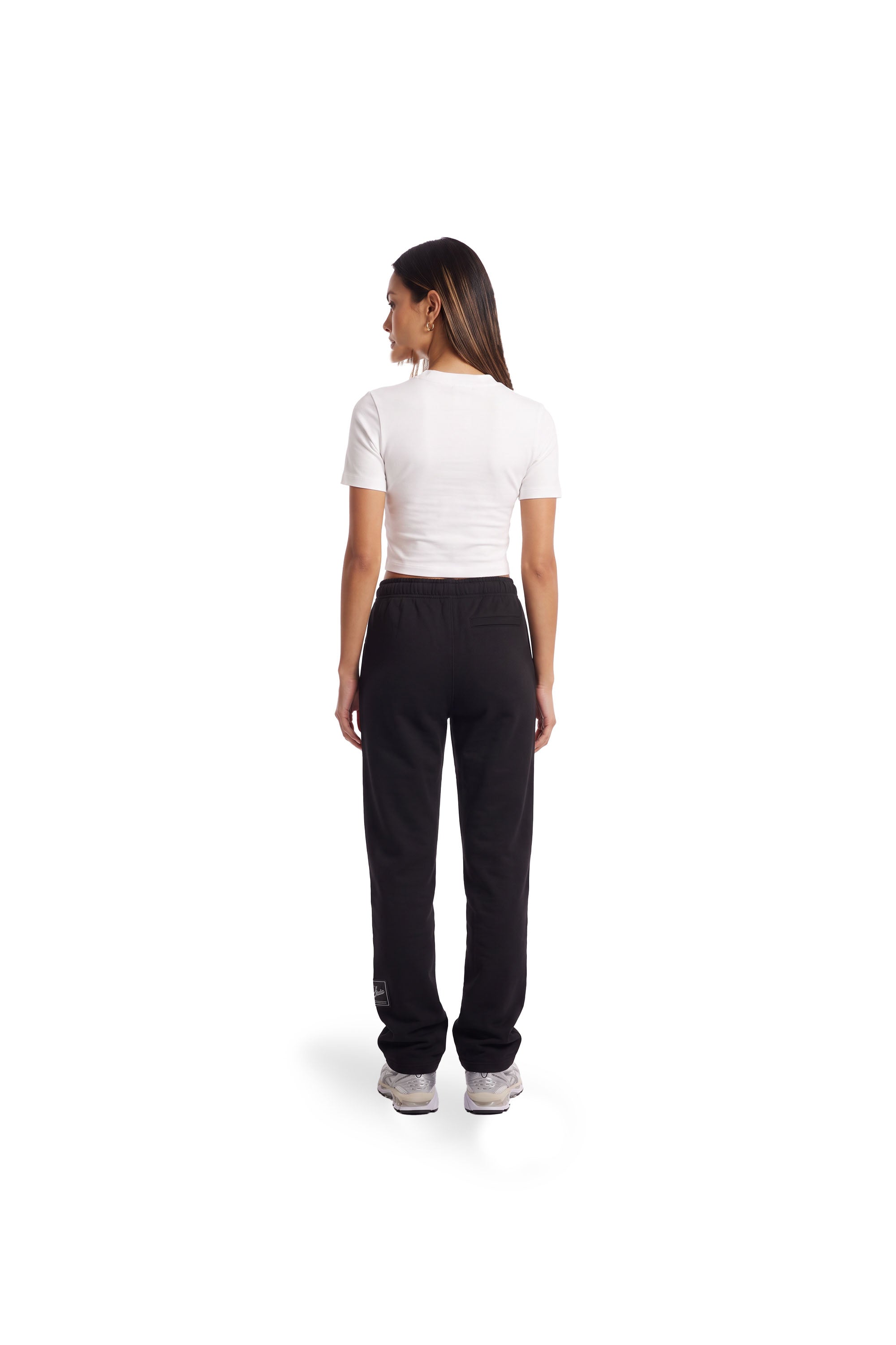 Malelions Women Cropped Studio Top | White