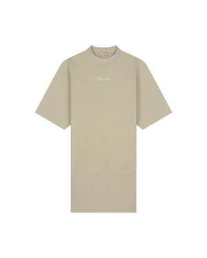 Malelions Women Kylie T-Shirt Dress | Sand/Chocolate