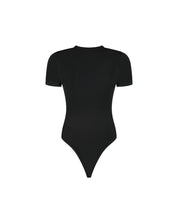 Malelions Women Shortsleeve Crewneck Bodysuit | Black