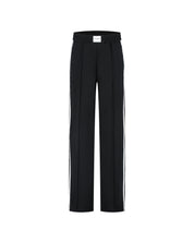 Malelions Women Studio Loose Fit Pants | Black/White