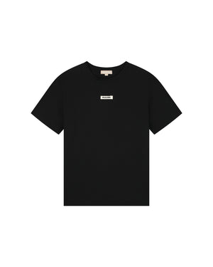 Malelions Women Patch Logo T-Shirt | Black