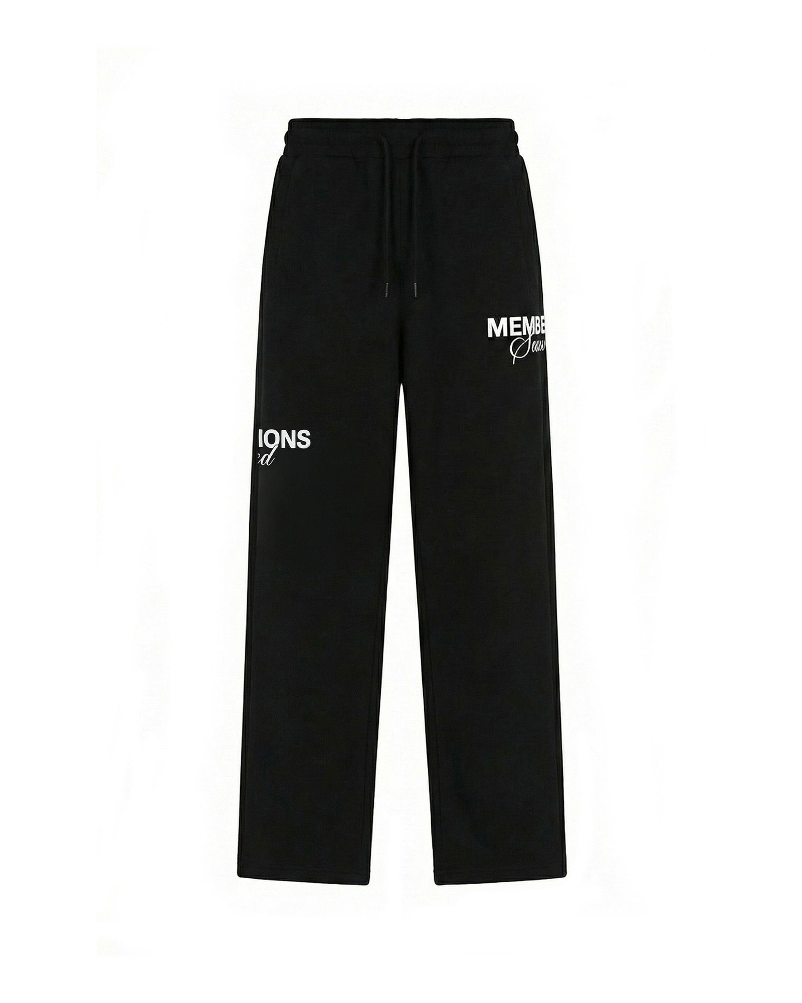 Malelions Women Members Society Straight Leg Sweatpants | Black