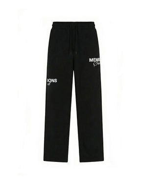 Malelions Women Members Society Straight Leg Sweatpants | Black