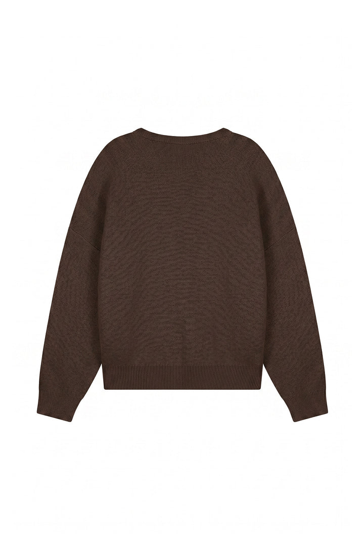 MWB50026008_50012_Malelions_Women_Heavy_Knitted_Sweater_Dark_Brown_Back.jpg