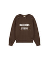  Malelions Women Heavy Knitted Sweater | Dark Brown