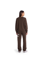 Malelions Women Heavy Knitted Sweater | Dark Brown
