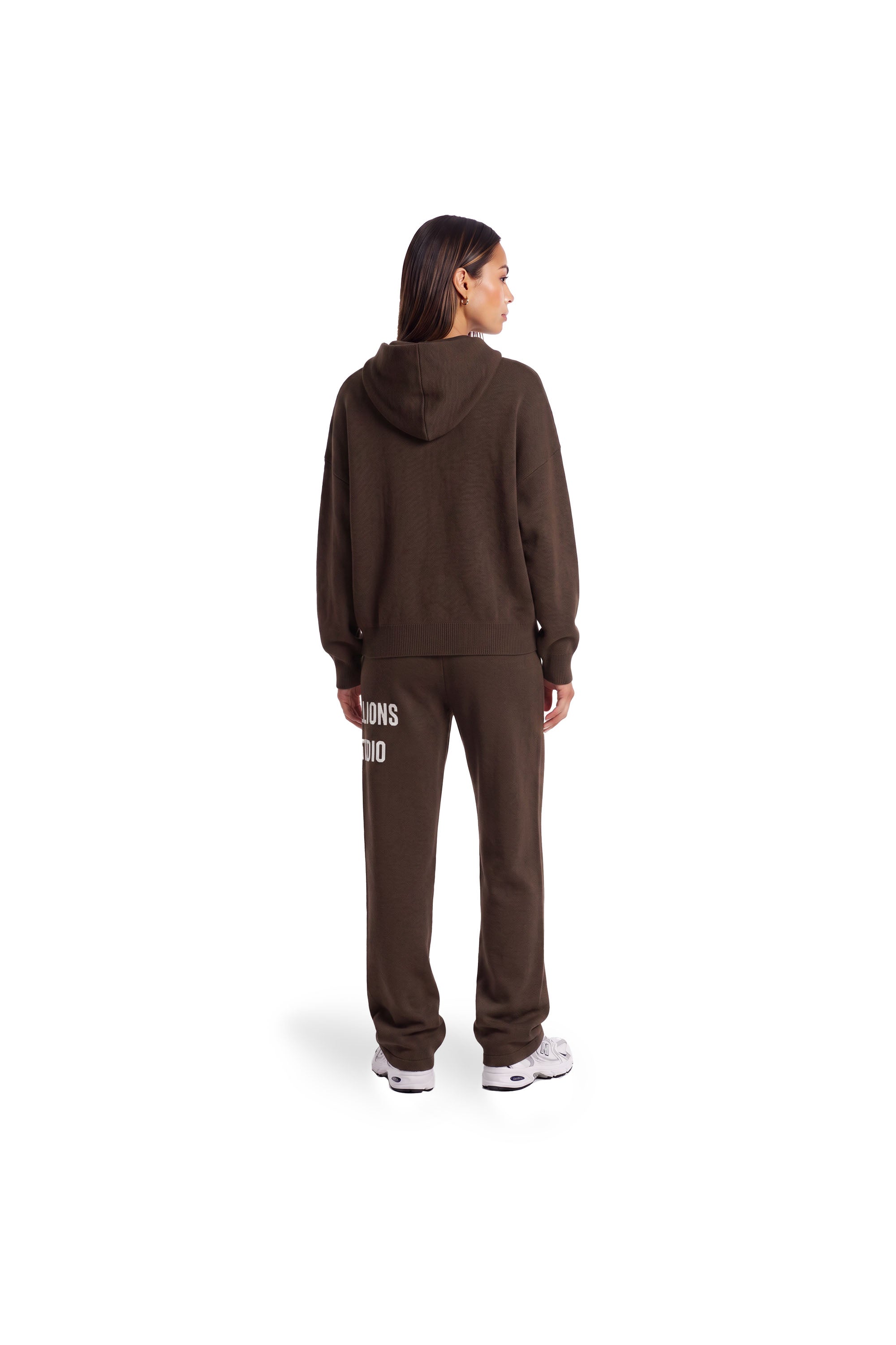 Malelions Women Heavy Knitted Pants | Dark Brown