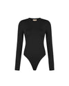  Malelions Women Emblem Crewneck Bodysuit | Black