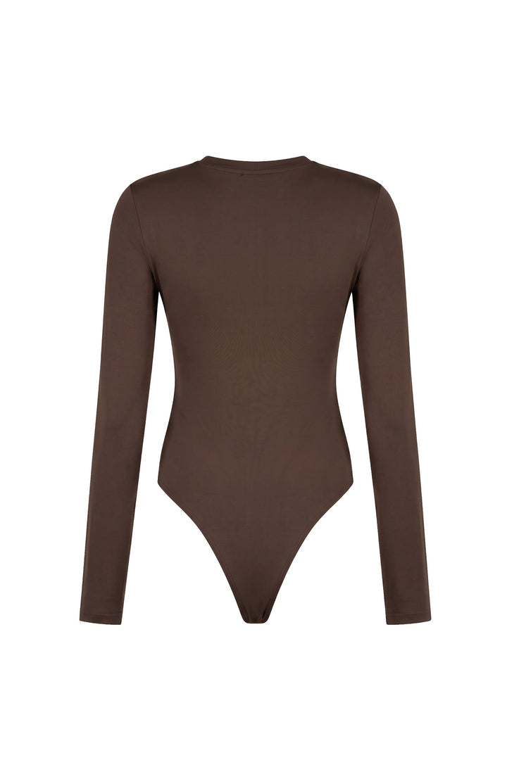 MWB50026016_50012_Malelions_Women_Emblem_Crewneck_Bodysuit_Dark_Brown_Back.jpg