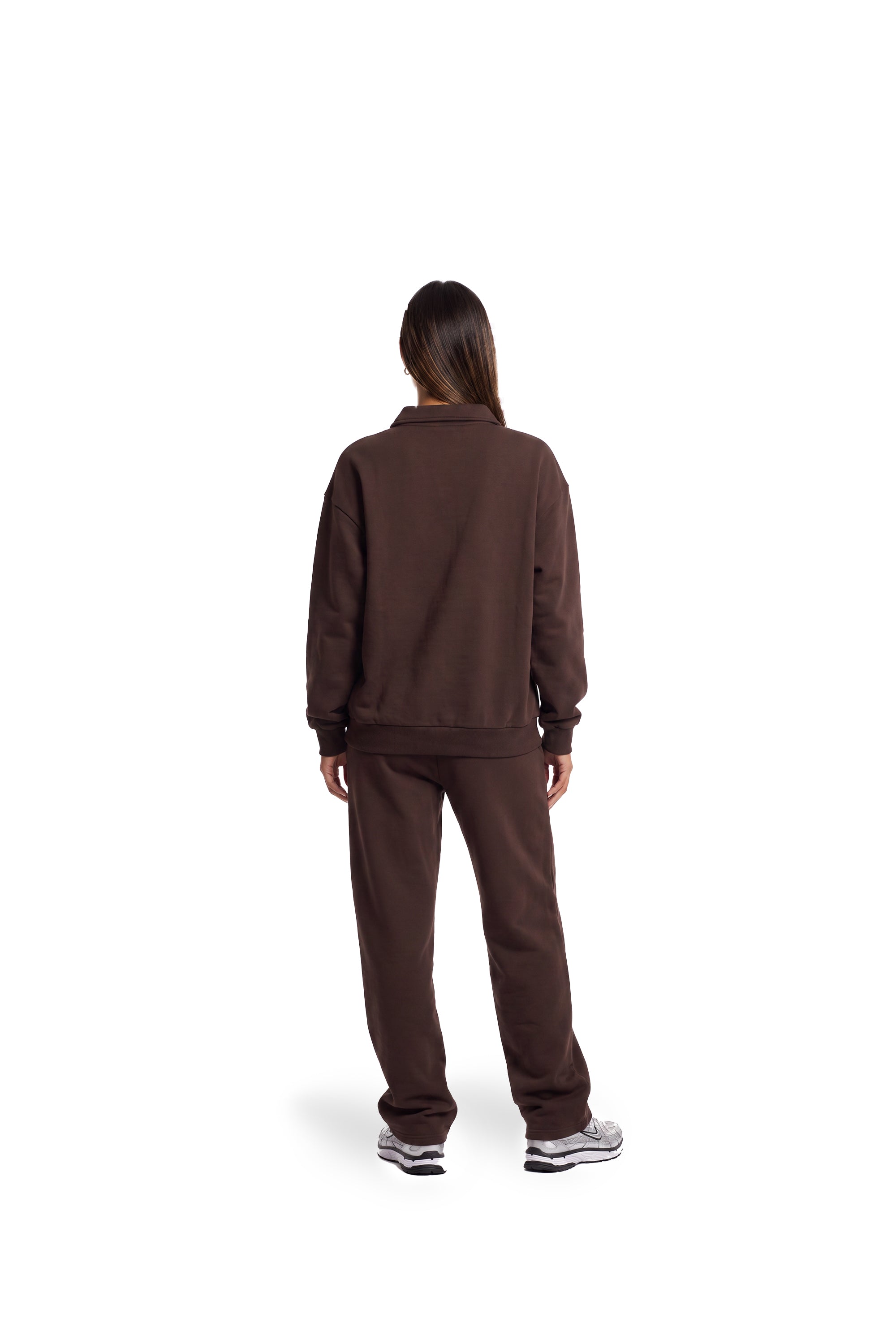Malelions Women College Polo Sweater | Dark Brown