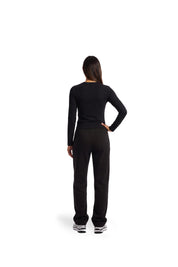 Malelions Women College Longsleeve Top | Black