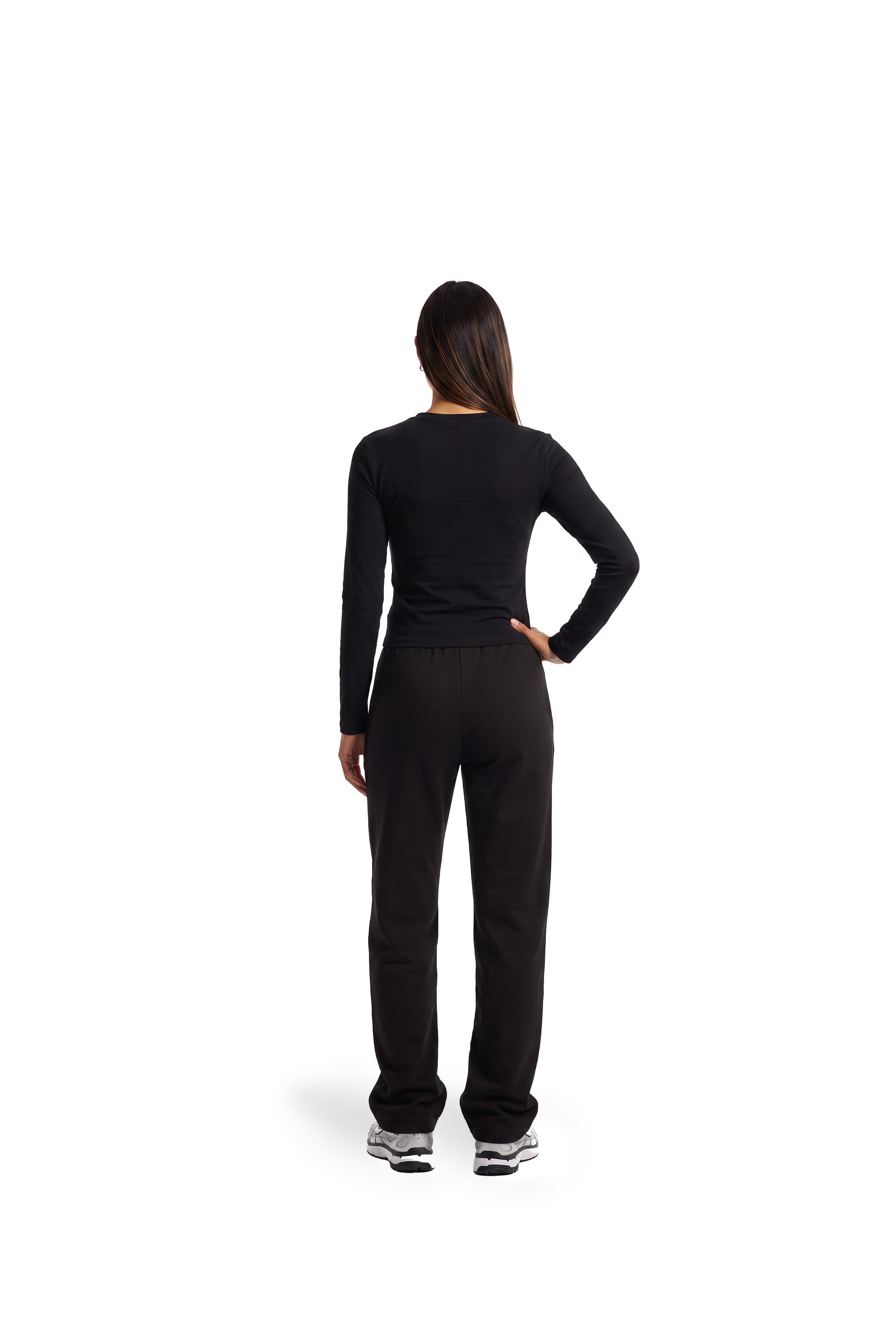 Malelions Women College Longsleeve Top | Black