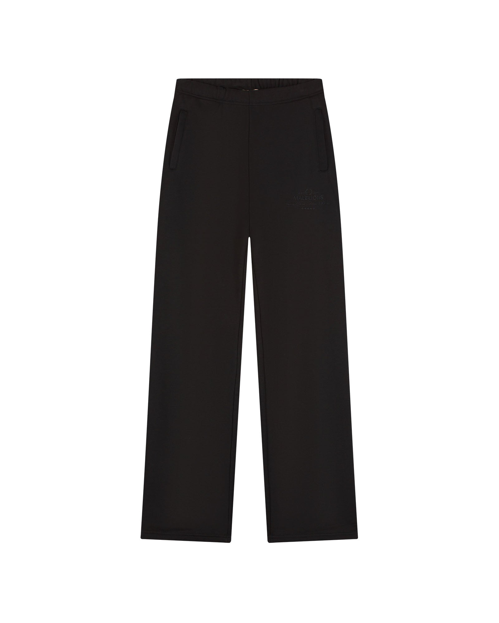 Malelions Women College Straight Leg Sweatpants | Black