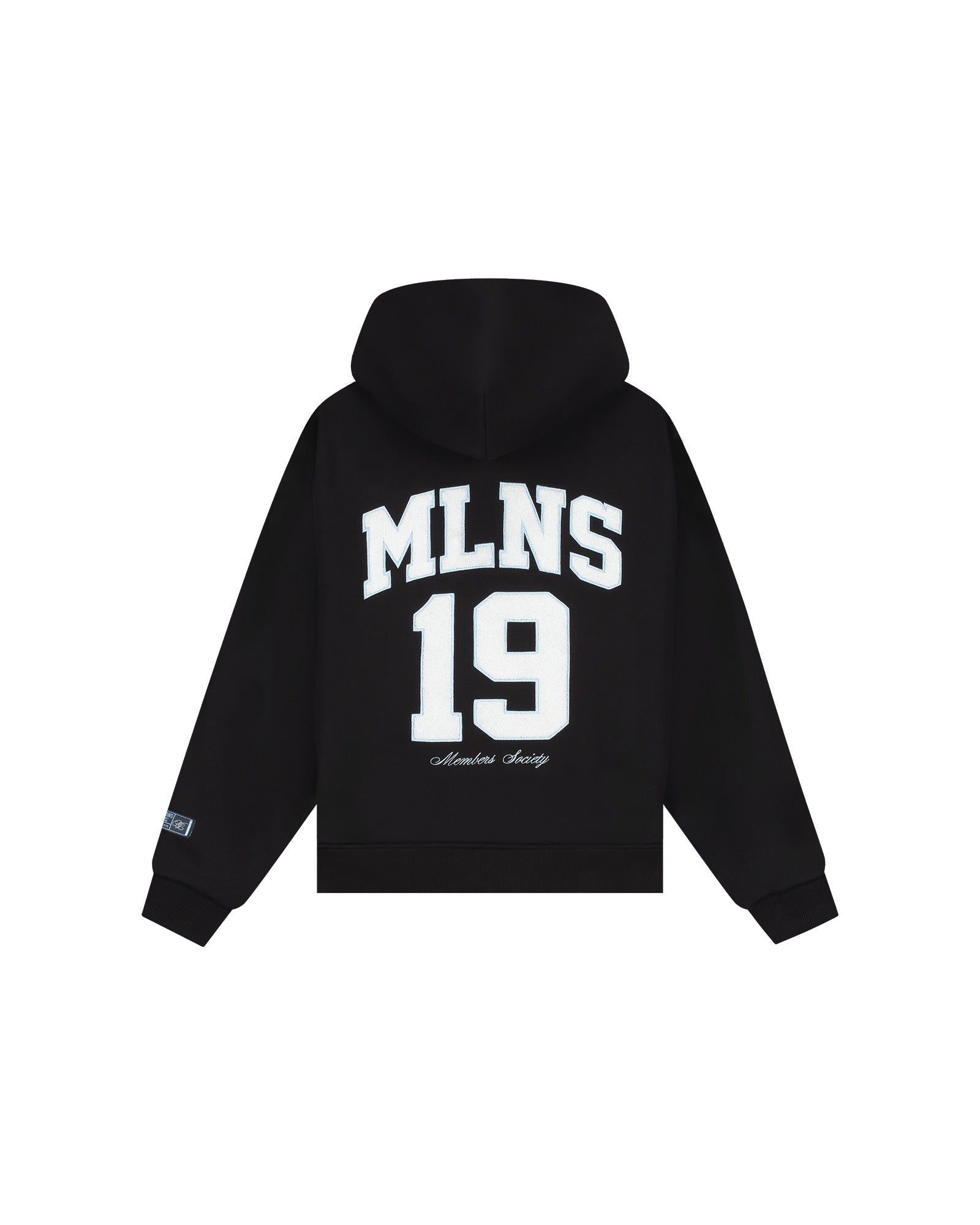 Malelions Women Sherpa Applique Match Hoodie | Black