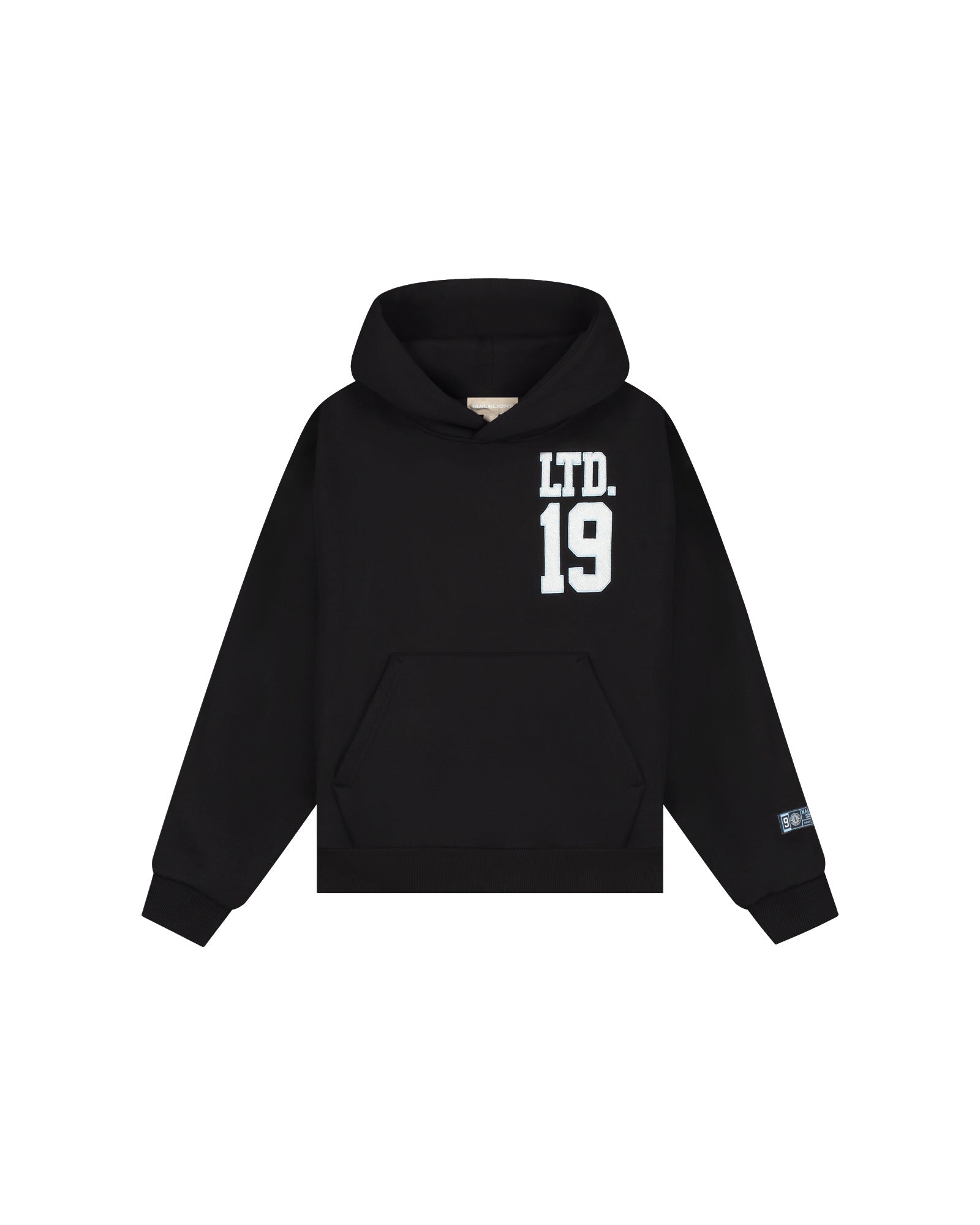 Malelions Women Sherpa Applique Match Hoodie | Black