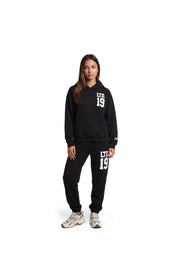 Malelions Women Sherpa Applique Match Sweatpants | Black