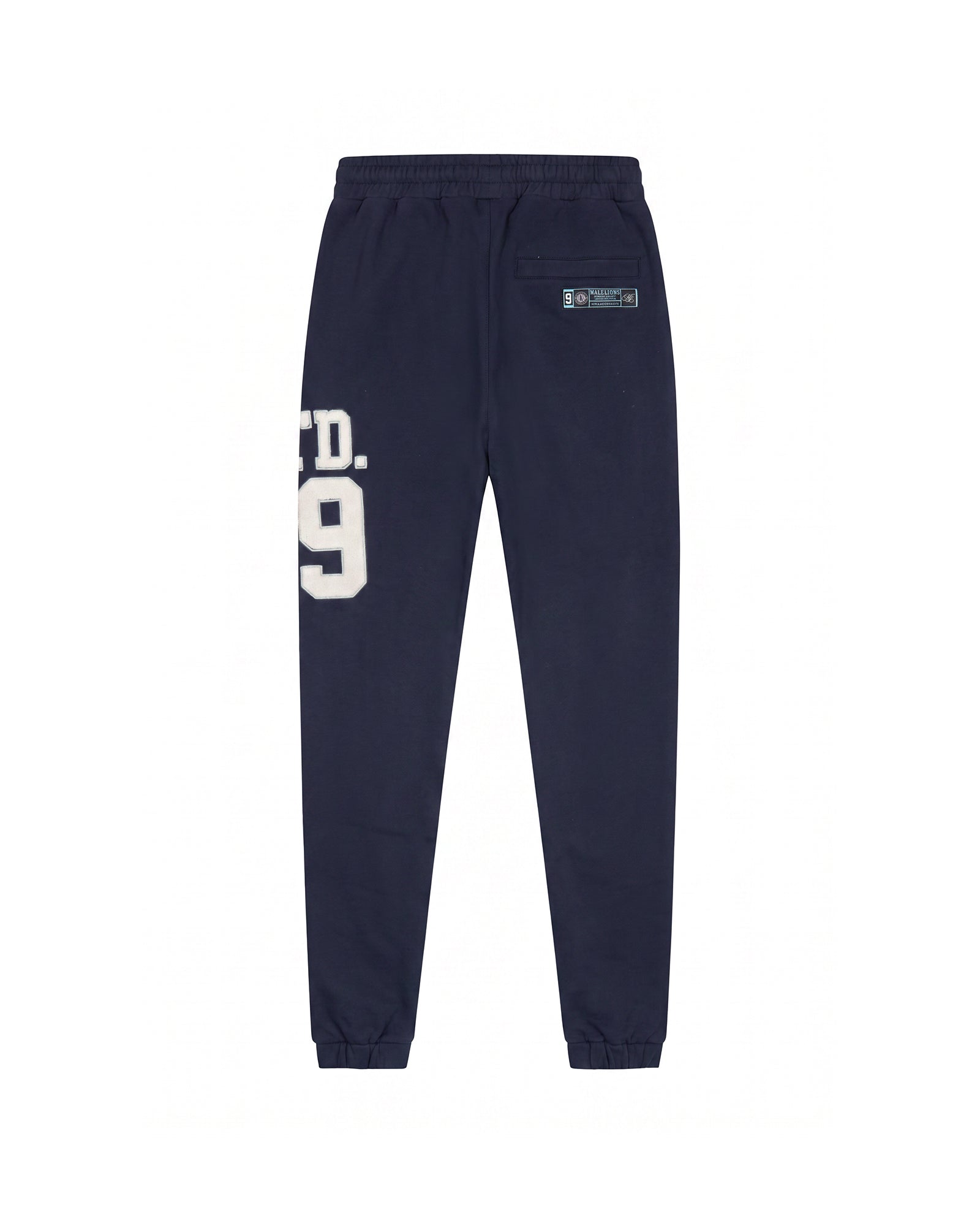 Malelions Women Sherpa Applique Match Sweatpants | Midnight Blue