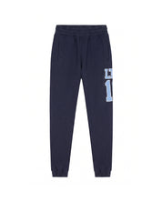 Malelions Women Sherpa Applique Match Sweatpants | Midnight Blue